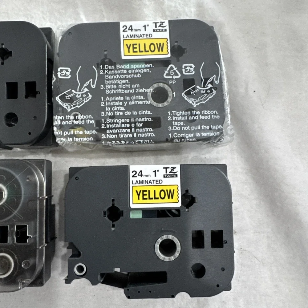 5 GENUINE Brother TZ-151 P-Touch Label Tape 24mm 1